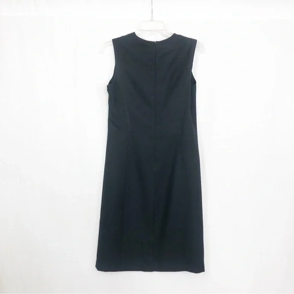 NEW George Knee Length Sleeveless Dress, Size 6, Black - Picture 2 of 4